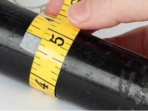 Измеряем диаметр трубы
